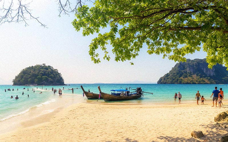 โปรแกรมทัวร์ 4 เกาะ กระบี่ ทะเลแหวก