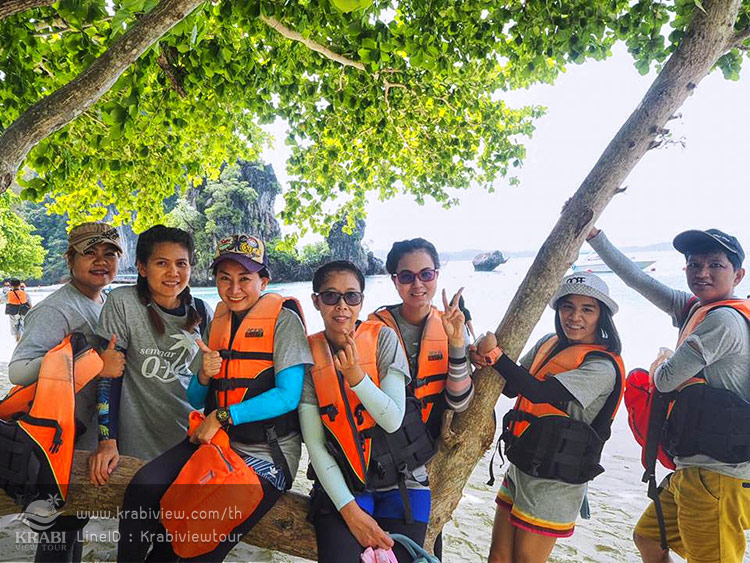 ทัวร์เกาะห้อง เหมาลำเรือหางยาว กระบี่