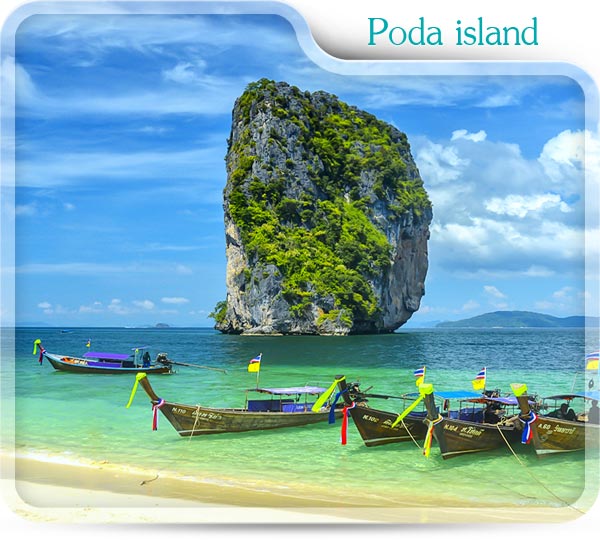 Four islands tour at Poda island