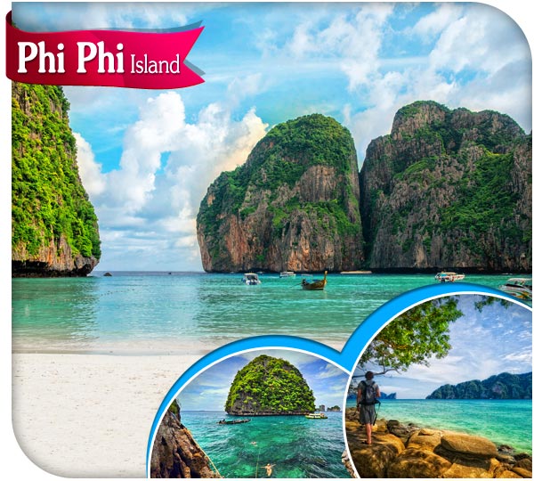 Phi phi island tour Krabi by speed boat